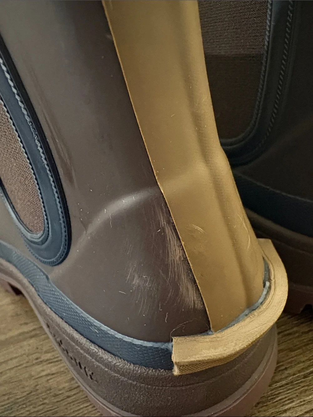 NEW [Barbour] x Paul Smith Rustic Ankle Wellingtons Chelsea Rain Boots Men’s 7
